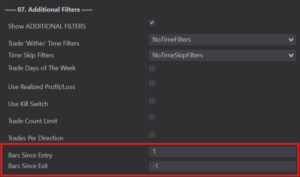 Bars Since Entry / Exit - TradeSaber