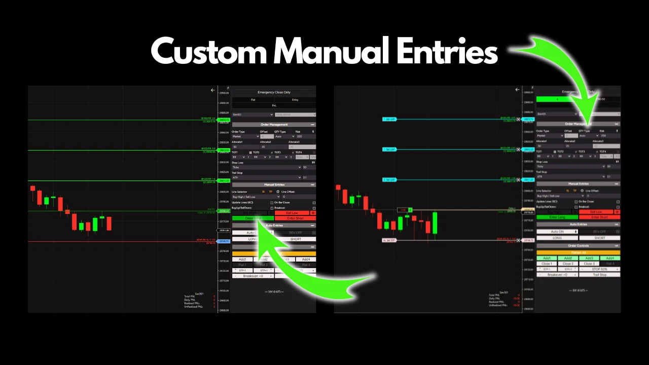 Custom manual entries